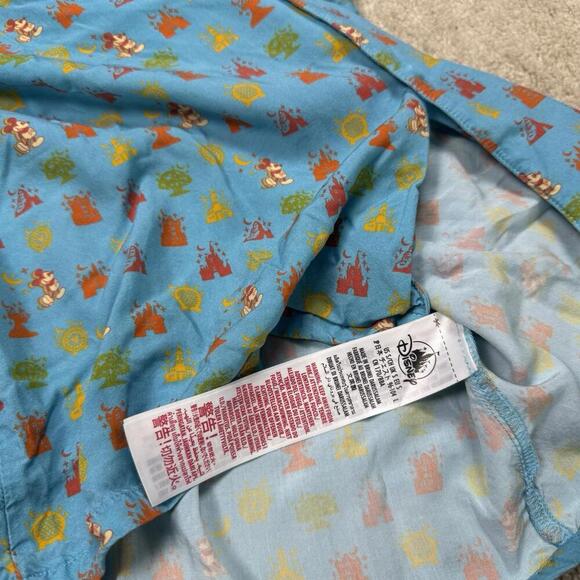 Exclusive Disney Vacation Club Member Only Moonlight Magic Button Down Shirts S - Picture 8 of 8